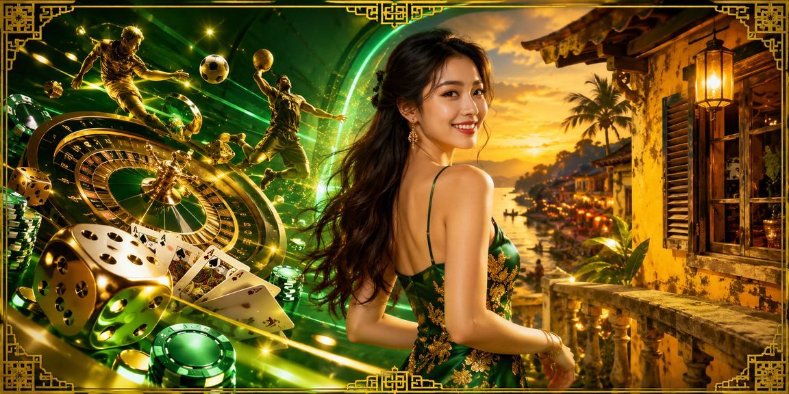 Người chơi thư giãn với game bài tại bãi biển Hội An trong không khí giải trí cao cấp